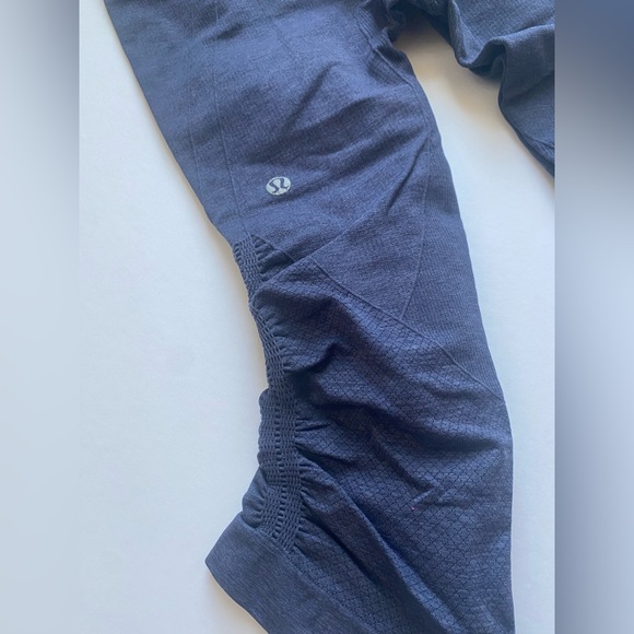 Lululemon In The Flow Crop II, Size: 2, Color: Heathered Deep Coal - Picture 3 of 6